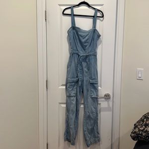 Free People Denim Jumpsuit